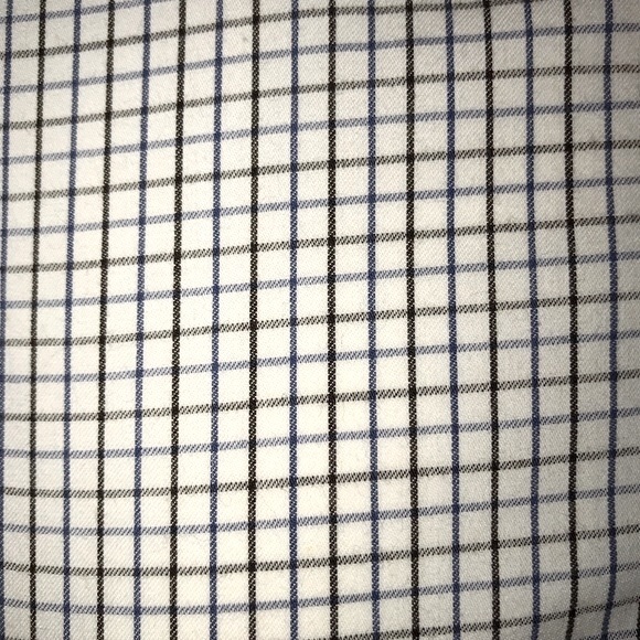 * SOLD * Tommy Hilfiger Pussy Bow Windowpane Print Button front Cotton Shirt - S - Picture 9 of 14